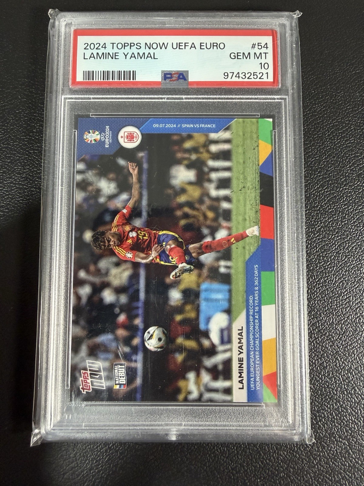 Topps Lamine Yamal 5-Card Graded Lot Now Euro/UCL Finest UCC Rookie 24-25 view 4
