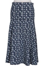 Maas Rock Damen Damenrock Gr. EU 38 Baumwolle Marineblau #y05a791