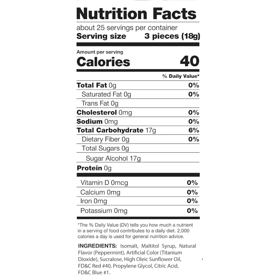 Caramelo duro Starlight Mints menta sin azúcar - bolsa a granel de 1 lb individual Foto 3 de 4