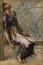 Edward Burne-Jones Garden Court III 1889 Pre-Raphaelite Briar Rose Art Print