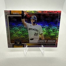 2026 topps series 1 Celebration Andrew Vaughn Opening Day Brewers