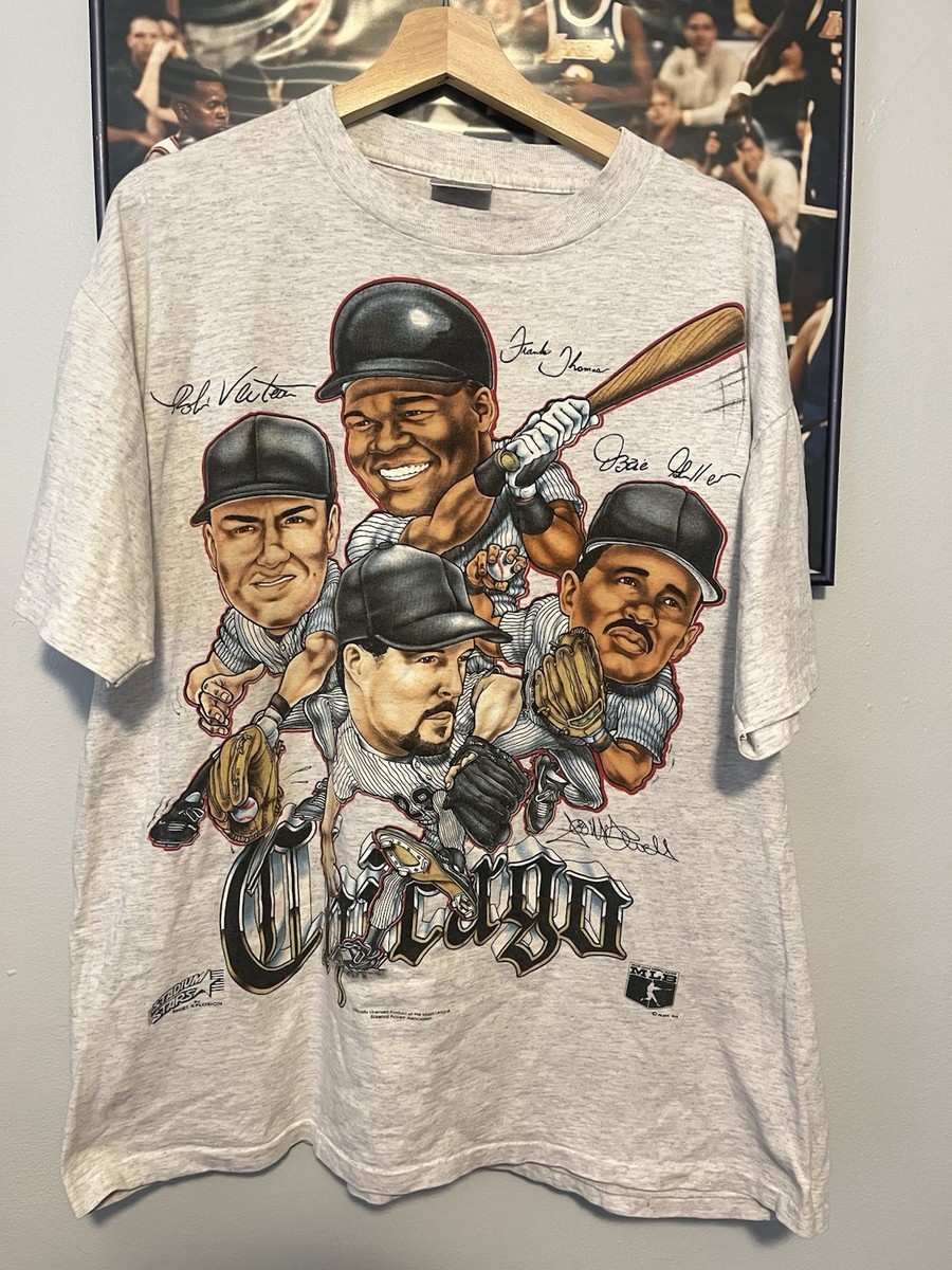 VTG 90s Xplosion 90s Chicago White Sox MLB T-Shirt Caricature Mens