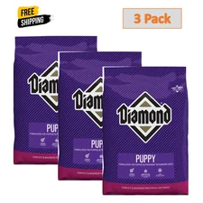 3 Pack, Diamond Puppy Formula Dry Dog Food, 40 lb Bag