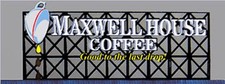 MAXWELL HOUSE COFFEE  ANIMATED NEON BILLBOARD...