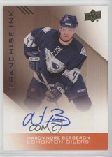 2013-14 Upper Deck Edmonton Oilers Franchise Ink Marc-Andre Bergeron Auto 1o3