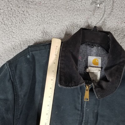 Carhartt J01 Detroit Blanket Lined Jacket 48 Tall Black Union