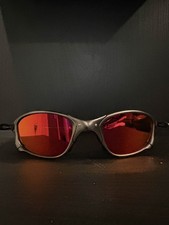 Oakley Penny  Juliet X-Metal Sunglasses Gray Frame red Lens Vintage Rare