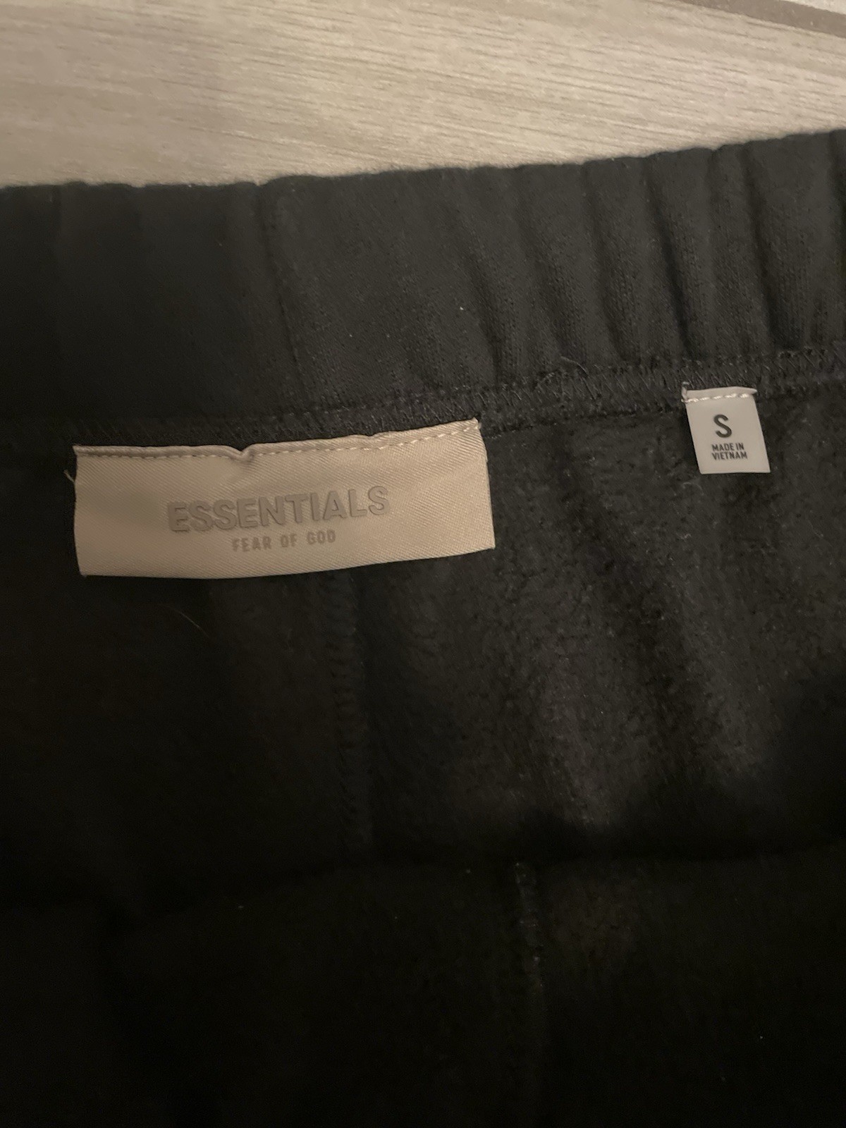 Black Essentials Sweatpants Size Small Unisex Dra… - image 2