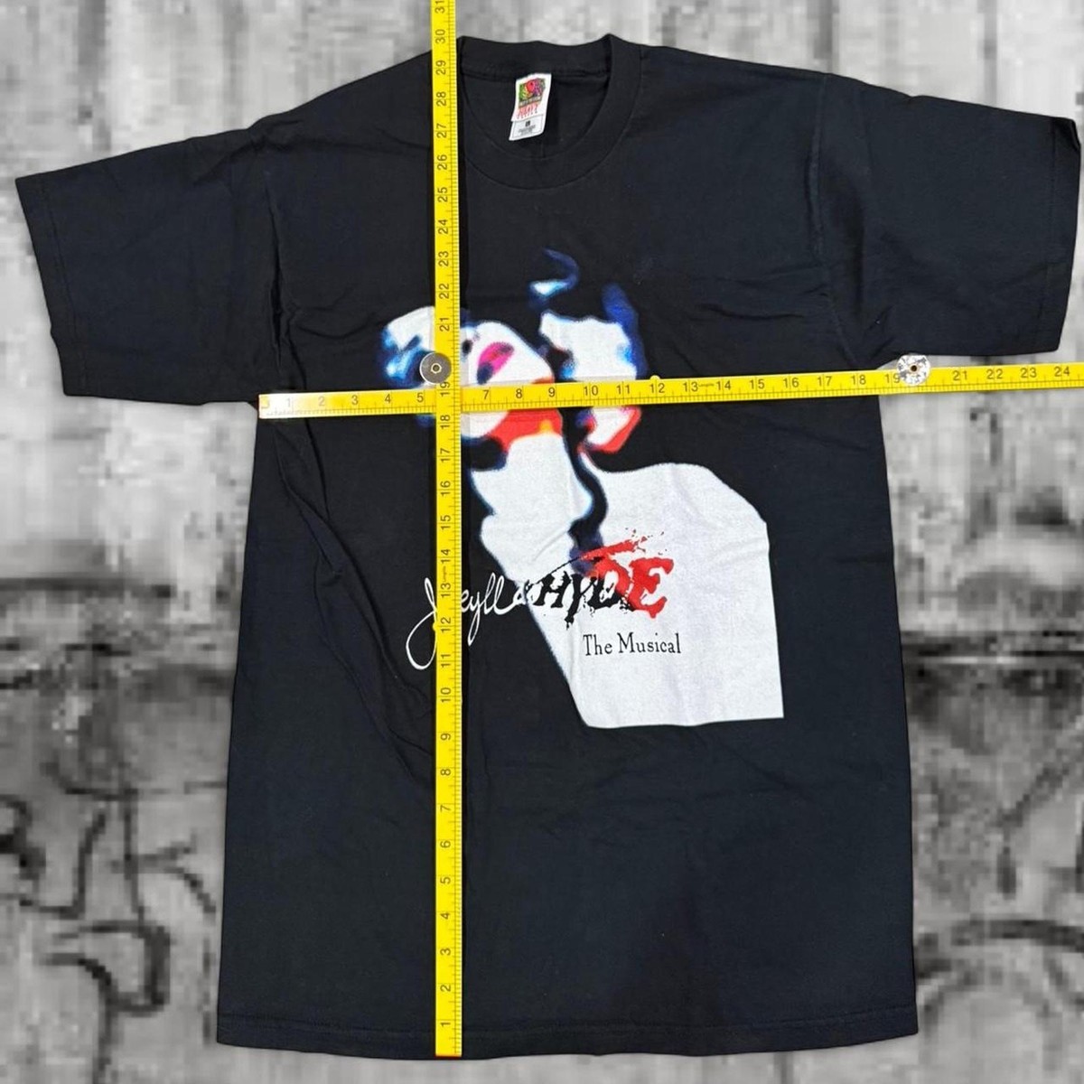 Vintage Jekyll & Hyde: The Musical T-Shirt – Black 90’s – Size L View 3