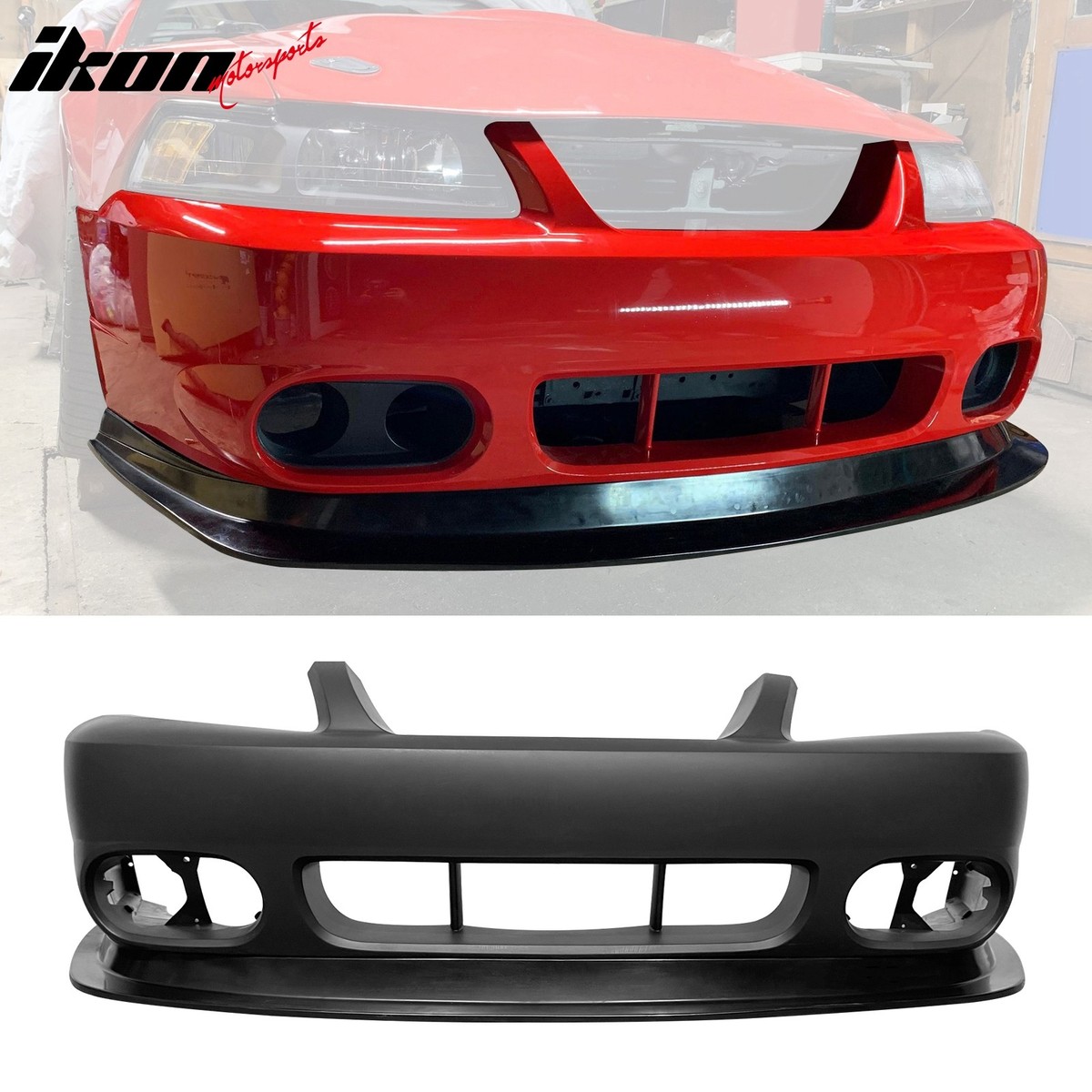 Fits 99-04 Ford Mustang MDA Cobra Style Front Bumper Cover