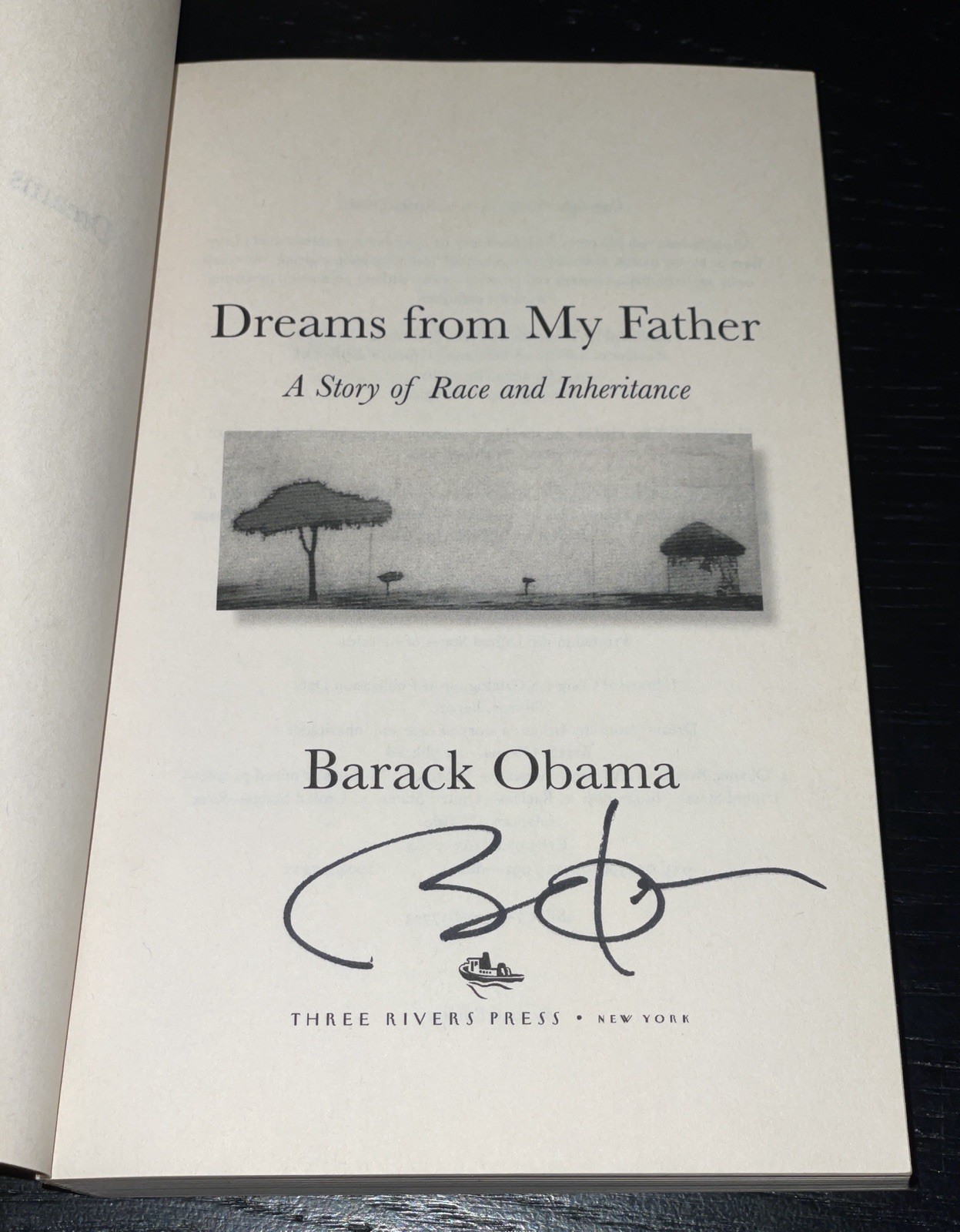 Barack Obama Signed Dreams From My Father Book JSA LOA 44th President US Auto 9 