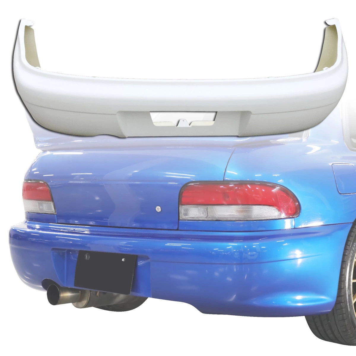 ModeloDrive FRP LS WRC 22B Rear Bumper (GC8) 2/4dr for Impreza