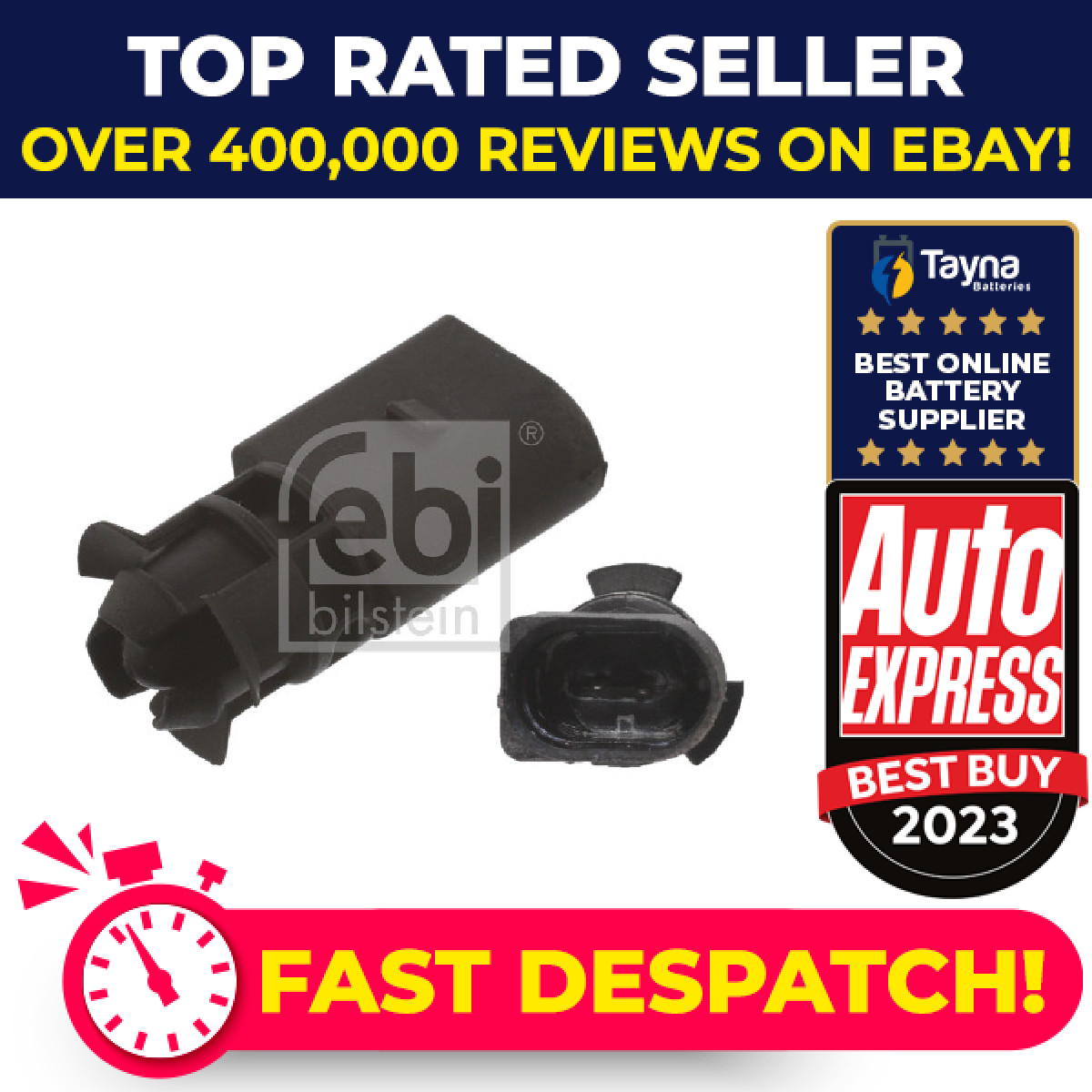 Exterior Air Temperature Sensor fits VW SHARAN 7M, 7M9 95 to 10 1J0919379A Febi