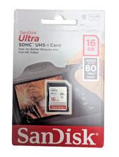 SanDisk Ultra 16GB Class 10 SDHC UHS-I Memory Card SDSDUNC-016G-GN6IN