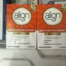 2x Align 24/7 Digestive Support Probiotic Supplement 49 Ct (98 total) Exp 2026+