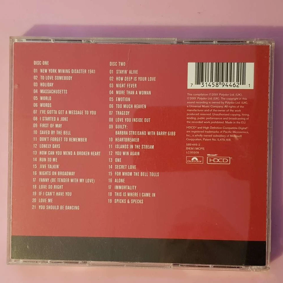 BEE GEES Their Greatest Hits FULL SILVER VG+/EX (2CD) - Bild 4 von 4