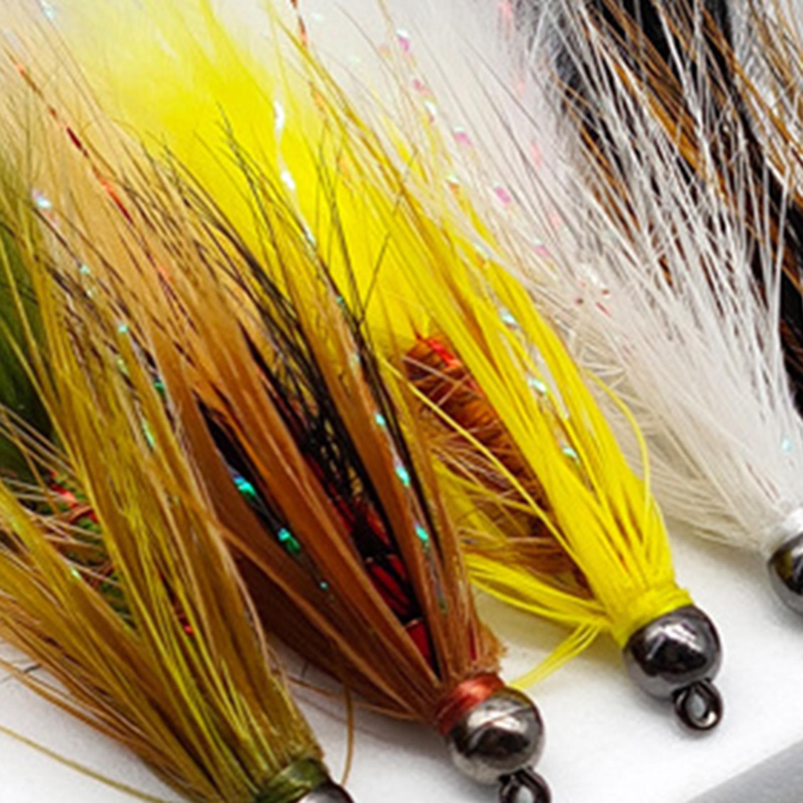 5x Fly Fishing Fly Fishing Accessories with Weight Bead Handmade with Fly Box - Image 3