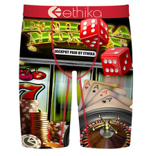 Brand New Mens Ethika Staple Boxer Brief Jackpot Dreams