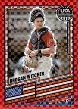 BROGAN WITCHER PRC 2026 Panini Stars and Stripes /149 Red Power #145 M ID:166256