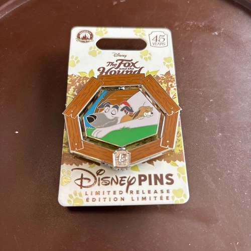 Disney Fox And The House Spinner Pin Limited Release 45 Years