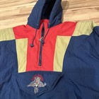 Vintage Florida Panthers Quarter Zip Front Pocket Starter Jacket Size X-Large  — photo 6
