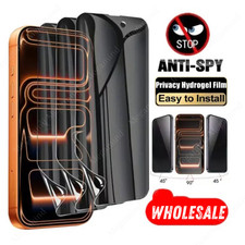 For iPhone 17 16 15 14 13 12 Pro Max Privacy Tempered Glass Screen Protector Lot