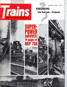 TRAINS MAGAZINE MARCH 1969