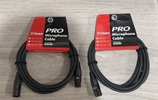2 PACK Hosa HMIC-010 Pro 10ft. Microphone Cable w/REAN Straight XLR Connectors