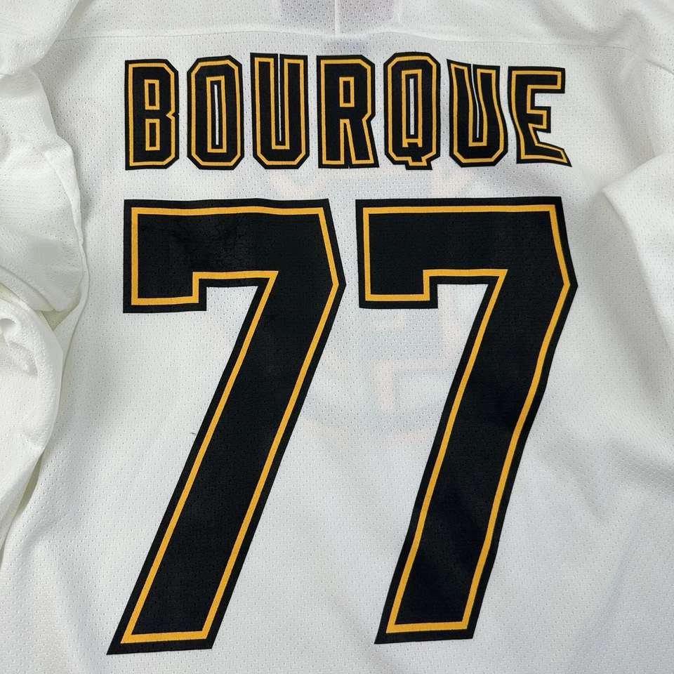 Vintage CCM Boston Bruins Ray Bourque #77 Jersey Men L White Air-Knit Canada NHL - Image 4 of 4