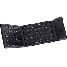 InLine Faltbare Bluetooth Tastatur mit Touchpad,schwarz – Bild 3