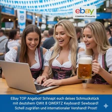 ​Compaq Presario CQ60 Laptop - RARE German Keyboard WORKING NO HDD / NO Charger