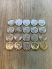 1964 Kennedy 90% Half Dollar Lot Of 20 Coins Over 7 Troy Oz $10 Face