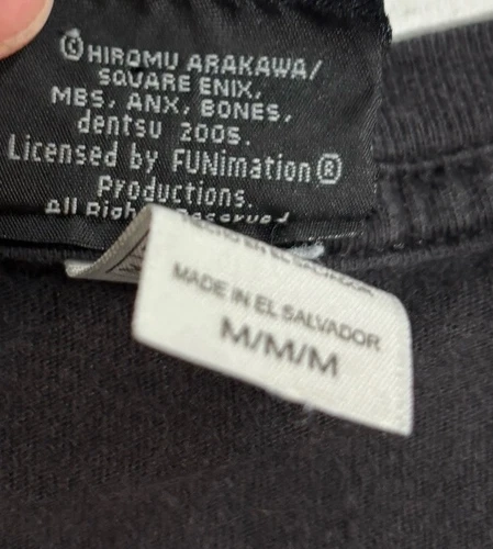 Vtg FullMetal Alchemist Shirt Don’t Forget 3 Oct 10 Watch Anime Manga 2005 Tee M - Picture 6 of 12