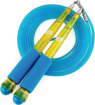 Buddy Lee Rope Master - Yellow/Turquoise Jump Rope for Fitness & Gym Workouts