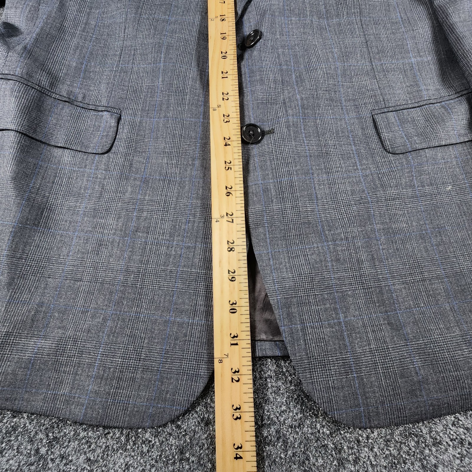 Brooks Bothers Men’s 346 Stretch Blazer 44R Wool Gray Glen Plaid Sport Coat thumbnail 13