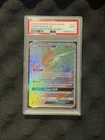 PSA 9 Rayquaza GX 177/168 NEW CERT - Celestial Storm Secret  Rainbow - S&M  2018