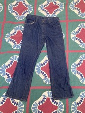 Vintage 70s 1970s Jeans Men Medium Wash W36 L32 Flared Denim