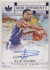 2018 Panini Court Kings Heir Apparent Sapphire 24/25 Elie Okobo #HA-EOK Auto wk1