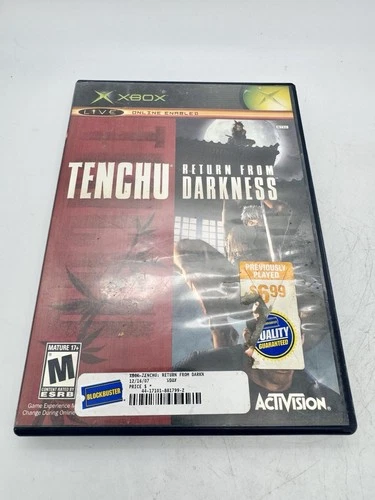 Tenchu: Return From Darkness - Xbox Tested & Working, No Manual