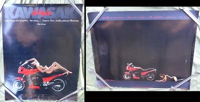 VINTAGE 1983 KAWASAKI GPZ750 NINJA MOTORCYCLE POSTERS EXPO CAMP