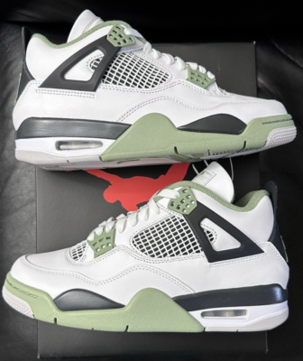 Size 8.5W - Air Jordan 4 Retro Seafoam AQ9129-103 Women AQ9129-103