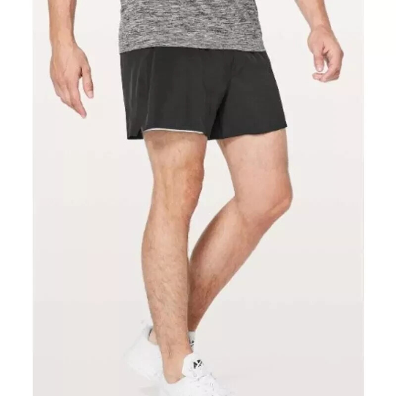 Lululemon Black Surge Short Out Of Mind Liner 4" Men's Small eBay