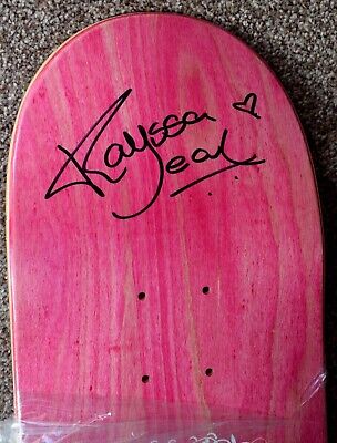 Rayssa Leal Signed April 8.0 Skateboard Deck - PSA COA - 1st Rayssa Leal Signed April 8.0 Skateboard Deck - PSA COA - 1st