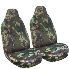 Vauxhall Astra 2010 ON Heavy Duty Waterproof Seat Covers Protectors Green Camo