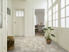 Marlow Vinyl | Stone Pave Brick Effect Natural Design Luxury Floor Pattern Lino