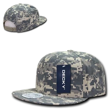 Decky 6 Panel High Profile Structured Ripstop Snapback - 360