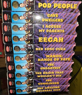 Mystery Science Theater 3000 Set Of 10 VHS special