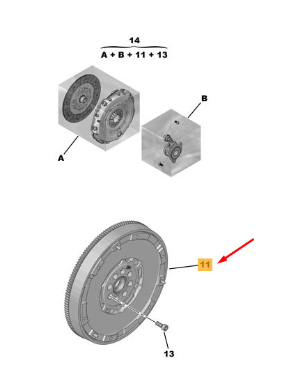 CITRO N JUMPY MK3 Flywheel 1679453480 New Genuine | eBay
