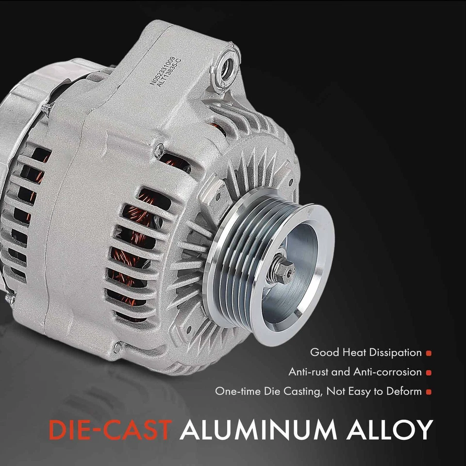 Alternador para Ford Crown Victoria 1992-1994 E-150 2004-2008 Lincoln Town Car Foto 4 de 4