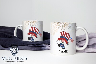 15 OZ Large Coffee Mug. 4th Of July Coffee Mug. Fourth Of July Gift For Anyone.